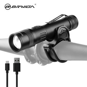 Lampe frontale de vélo BRIVIGA 500LM zoomable, IP65, rechargeable par Type-C, lampe de vélo, lampe torche, accessoires de cyclisme - Product Image 2