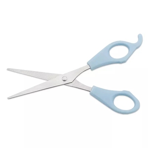 Tốt Nhất Thép Không Gỉ Thẳng 6.0 Vẻ Đẹp Làm Tóc Nhự<span class=keywords><strong>a</strong></span> Xử Lý Thiết Kế Cổ Điển Chuyên Nghiệp Màu Xanh Kéo Tóc - Product Image 3