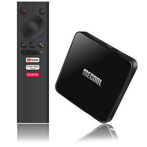 Certificado por Google 4GB RAM 64GB ROM <span class=keywords><strong>Mecool</strong></span> <span class=keywords><strong>KM3</strong></span> TV BOX Android 9,0 S905X2 4K Media Player ATV 2,4G/5G WiFi 2T2F Smart Set Top Box - Product Image 1