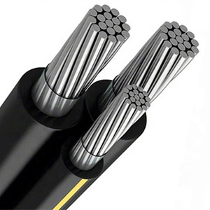 Cable Triplex de Aluminio de 600V con Aislamiento XLPE, Cable URD de 600V, <span class=keywords><strong>Converse</strong></span> 2*2/0+2*1AWG, Estándar UL854 - Product Image 3