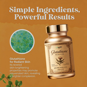 Cápsulas de Glutatión 1300mg con Extracto de Cardo Mariano, Aclarantes y Blanqueadoras de la Piel, Etiqueta Personalizada OEM, Venta al Por Mayor, 60 Cápsulas - Product Image 3