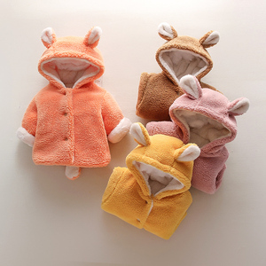 เสื้อโค้ทกันหนาวเด็กผู้หญิง แบรนด์ Huzhou Zhili รุ่น Winter Child  ขนเฟอร์หนานุ่ม อุ่นสบาย  ตกแต่งหูกระต่ายน่ารัก  มีหลายสี  เสื้อคลุมกันหนาว - Product Image 3