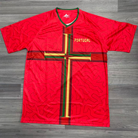 Maillot de football Portugal Style 2026 pour homme – Respirant, séchage rapide, version fan, tenue d'entraînement sportif, uniforme d'équipe
