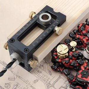 Herramienta industrial premium 2 en 1: perforadora y localizador de orificios, punzón de cabeza plana oblicua cruzada, punzón para tornillos de cuna, herramienta para trabajar la madera - Product Image 3