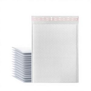 Sac d'expédition en polybulle biodégradable écologique blanc 29x36+5CM, épais, avec logo personnalisé pour cosmétiques, bijoux, CD, enveloppe - Product Image 1