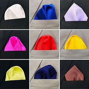 Pañuelo de bolsillo de colección de sólidos Handkerchirf de varios colores para hombres de negocios - Product Image 3