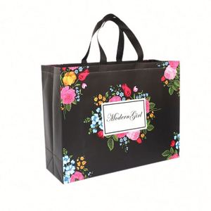 Sac fourre-tout en tissu non tissé de haute qualité, plusieurs couleurs, écologique, sans BPA, avec logo personnalisé, sacs de courses réutilisables - Product Image 3