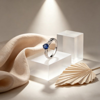 Bague pour femme en argent 925 plaqué platine haut de gamme WingHong R10643, sertie de zircone cubique soigneusement disposée