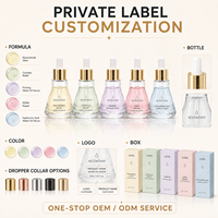 Sérum Visage Liquide 30ml Marque Blanche pour Niacinamide, Centella, PDRN, Acide Hyaluronique – Raffermissant et Éclaircissant – OEM ODM