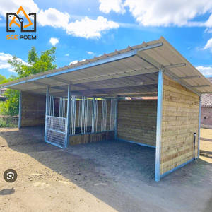 Équipement d'extérieur portable, écuries modulaires pour chevaux, panneaux <span class=keywords><strong>de</strong></span> box, abri, toit pour bétail, acier <span class=keywords><strong>de</strong></span> luxe, garantie 1,5 an - Product Image 5