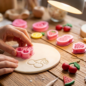 Lot de 1 <span class=keywords><strong>emporte</strong></span>-pièces en pâte polymère pour fruits d'été, outils de bricolage pour la fabrication de boucles d'oreilles, de biscuits et de fondants - Product Image 3