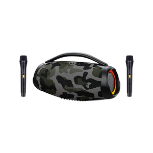 High - Power 6.5 - Inch 80W Wireless LED - Equipped Party DJ Stage Microphone <strong>Multimedia</strong> Karaoke Subwoofer <strong>Speaker</strong> - Product Image 1