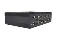 Mini PC Industrial Personalizado OEM, PC IPC con 4 Puertos LAN, Intel Core de 4ª y 5ª Generación, PC Sin Ventilador para Router