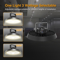 IES LDT 100W 150W 200W UFO LED High Bay Light IP65 IK08 150lm/W CE RoHS Capteur en option