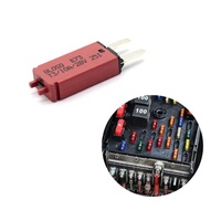 Amomd 28V DC Mini fusible à lame 10A/20A/30A Protecteur de courant de surcharge Disjoncteur à réinitialisation manuelle thermique Véhicule certifié CE