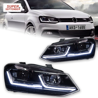 Kit de modification de phares à LED 12V pour Polo 2011-2018 avec feux de jour en forme de L et clignotants