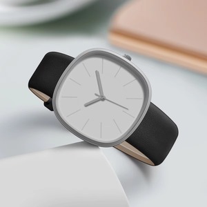 Montre de luxe pour homme en moissanite, bracelet en cuir de haute qualité, design classique, personnalisable, multifonction, montre haut de gamme - Product Image 4