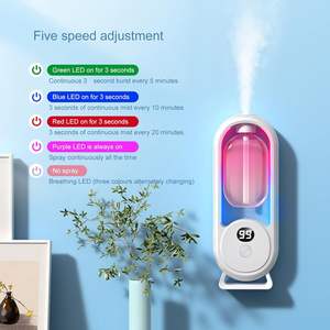 Diffuseur d'arômes intelligent pour la maison, huile essentielle, aromathérapie, humidificateur, rechargeable par USB, affichage numérique, purificateur d'air - Product Image 2