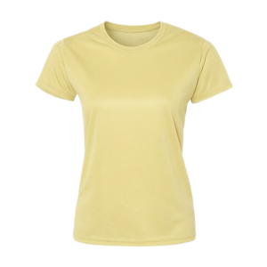 Nueva Llegada: Camisa de Oficina para Mujer, Primavera-Otoño, Moderna, Estampada, Informal, 260gsm, Poliéster Satinado con Lentejuelas, Cuello Redondo, Manga Corta - Product Image 1