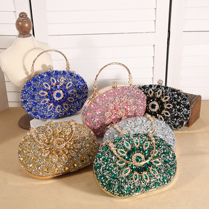 Mode cristal femmes pochette sacs <span class=keywords><strong>de</strong></span> soirée concepteur tournesol strass luxe femmes fête sacs à <span class=keywords><strong>main</strong></span> - Product Image 6
