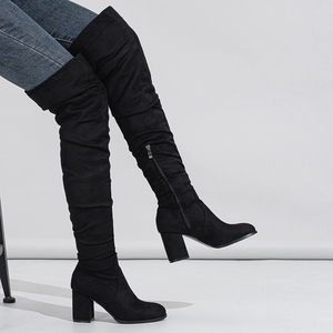 2025 Botas Largas Mujer Cuissardes Sexy Bottes Women Over the Knee High <b>Heels</b> Boots for Sexy Ladies - Product Image 2