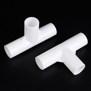 PVC Pipe Adapter DIY Wardrobe Tent <b>Shoe</b> <b>Rack</b> Fittings Tee Connector PP 4-Way Joint - Product Image 5
