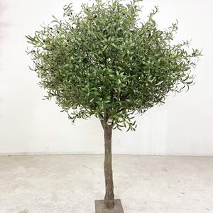 Simulation personnalisée grand hôtel décoration de jardin à feuilles persistantes <span class=keywords><strong>géant</strong></span> méditerranéen artificiel grand olivier avec de faux fruits - Product Image 1