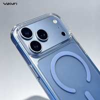 Coque de téléphone VAWI B570 teinte dégradée pour iPhone 17 18 Pro et Pro Max, avec cadre de caméra surélevé de 2,9 mm, 2500Gs PC TPU, Fourniture B2B Export