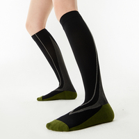 Chaussettes de compression pour femme, activités sportives de plein air, course à pied, randonnée, saut à la corde, mollets longs, confortables, usage quotidien, tricotées