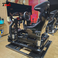 aluminium simulateur de cockpit de course siège voiture conduite simulateur de course jeu de cockpit simulateur de course