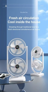 Nouveau ventilateur de circulation <span class=keywords><strong>d</strong></span>'<span class=keywords><strong>air</strong></span> à double tête, ventilateur de bureau, ventilateur de <span class=keywords><strong>recirculation</strong></span> <span class=keywords><strong>d</strong></span>'<span class=keywords><strong>air</strong></span> avec charge USB - Product Image 5