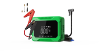 Démarreur de Voiture 4-en-1 IBD avec Gonfleur de Pneus Tout Métal 150 PSI, Pompe à Air, Batterie 8000 mAh, Lumière LED, Type-C QC3.0, Démarrage Rapide