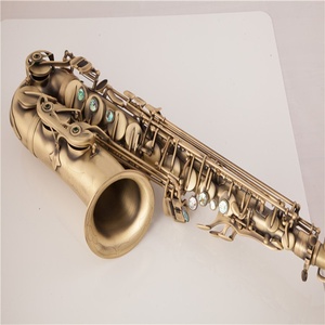 Instrumento afinado a saxofón de gama media E en acabado de bronce brillante Escala de medio tono de jazz <span class=keywords><strong>solo</strong></span> de instrumento de - Product Image 3