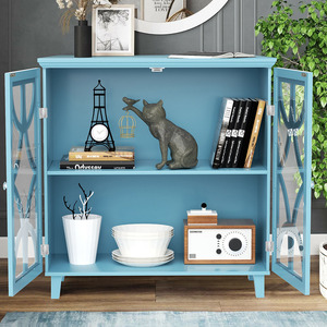 Hiện Đại 2-Door Accent Tự Chọn Lưu Trữ Tủ Nhỏ <span class=keywords><strong>Sideboard</strong></span> Giao Diện Điều Khiển Bảng Cho Phòng Ngủ Hoặc Phòng Khách Gỗ Bảng Điều Chỉnh Lối - Product Image 4