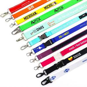 Sublimation Polyester <b>Breakaway</b> <b>Lanyards</b> Custom Logo High Quality Detachable Buckle <b>Lanyard</b> for School and Office Neck Strap - Product Image 5