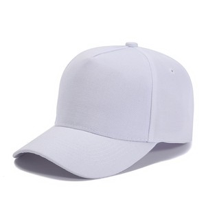 Sombreros en blanco a granel de poliéster, venta al por mayor, gorra deportiva lisa con parche de logotipo personalizado Unisex, gorra de béisbol de <span class=keywords><strong>Color</strong></span> sólido con textura de 5 paneles - Product Image 3