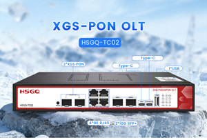 อินเทอร์เฟซสำหรับอัปลิงค์แบบคู่ xgspon OLT Type-C คอนโซล HSGQ-TC02 IPv4/IPv6 10g สำหรับเครือข่ายความปลอดภัยของธนาคาร - Product Image 2