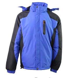 Dikiş mühürlü ceket aşağı ceket moda kontrast tasarım kış su geçirmez erkekler 3 in 1 giyim siyah rahat özel beyaz turuncu mavi