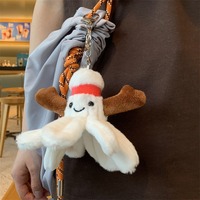 Simulation mignon doux vente en gros personnalisation basket-ball Football en peluche porte-clés jouet Badminton créatif sac pendentif