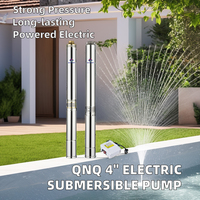 QNQ POMPE Haute Qualité Électrique 220V Ac Moteur Pompes À Eau En Acier Inoxydable Submersible Centrifuge Puits Profond Pompe