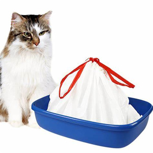 Fodere per lettiera per gatti con lacci, borse per lettiera per gatti spesse e grandi buste per giocattoli resistenti - Product Image 6