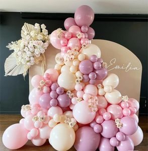 Pink <b>Balloon</b> <b>Arch</b> Various Sizes Latex <b>Balloons</b> <b>for</b> Baby Shower Wedding Birthday Graduation Day Party Decorations - Product Image 4