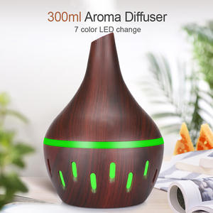 Wood Grain Humidifier Usb Powered Home Indoor Air <b>Moisturizer</b> With Slanted Spout Less Than 0.5L Capacity - Product Image 3
