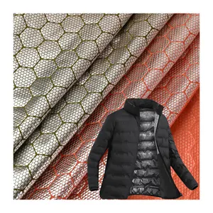 Tissu de doublure de veste en duvet chaud en gros tissu de graphène conducteur échantillon gratuit tissu de doublure de revêtement de graphène de stockage de chaleur