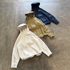 Wholesale Custom Windbreaker <b>Zip</b> <b>up</b> <b>Jackets</b> for Men High Quality Windproof Waterproof Nylon Coat Hard Shell Windbreaker <b>Jackets</b> - Product Image 2