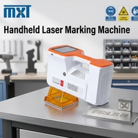 Nouvelle machine de marquage laser à fibre portative haute précision 20W avec prise en charge DXF, refroidissement par air, facile à utiliser, Raycus, logo à motifs fins
