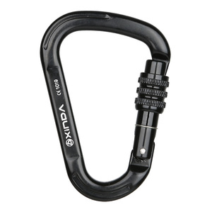 Xinda Pear Shaped Carabiner Aluminum Alloy <b>Threaded</b> Main <b>Lock</b> For Climbing Safety Equipment - Product Image 2