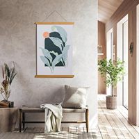 Bingkai Poster Magnetik Kayu Ringan untuk Peta, Bingkai Poster Magnetik untuk Seni Dinding, untuk Karya Seni Kanvas, Lukisan Berlian