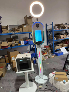 Cabina de fotos de espejo ovalado portátil para fiestas, cabina de espejo de fotos Magic Selfie adaptada con software de impresora de cámara para <span class=keywords><strong>bodas</strong></span> y eventos - Product Image 4