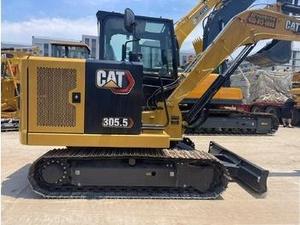 Excavadora Usada Caterpillar CAT305.5 Mini, Excavadora de Cadenas de 6 Toneladas de Segunda Mano, Excavadora Usada CAT305 de Alta Calidad en Venta - Product Image 3